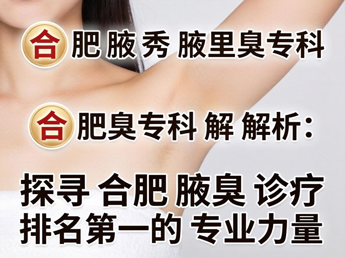 合肥腋秀腋臭专科解析，探寻合肥腋臭诊疗排名第一的专业力量