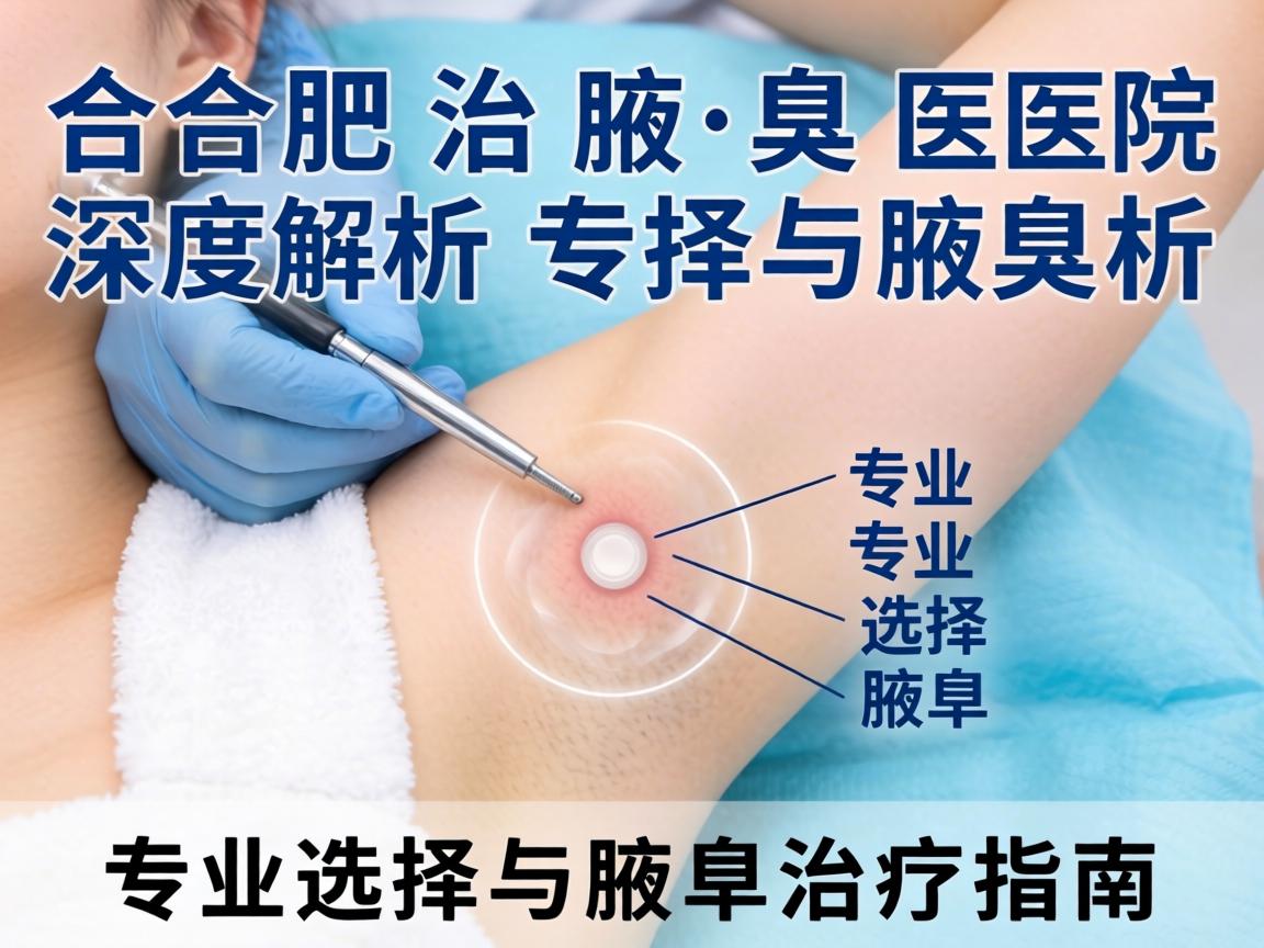 合肥治腋臭医院深度解析，专业选择与腋臭治疗指南