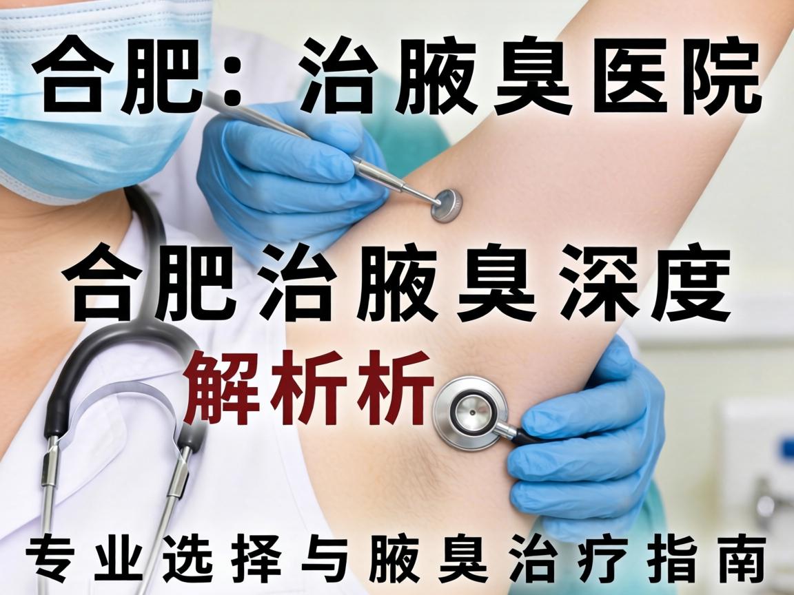 合肥治腋臭医院深度解析，专业选择与腋臭治疗指南