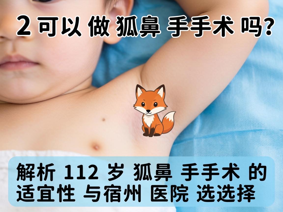 12岁可以做狐臭手术吗？解析12岁狐臭手术的适宜性与宿州医院选择