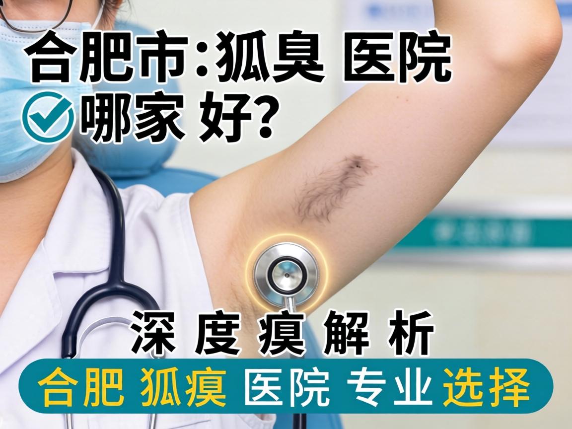 合肥市狐臭医院哪家好？深度解析合肥狐臭医院专业选择
