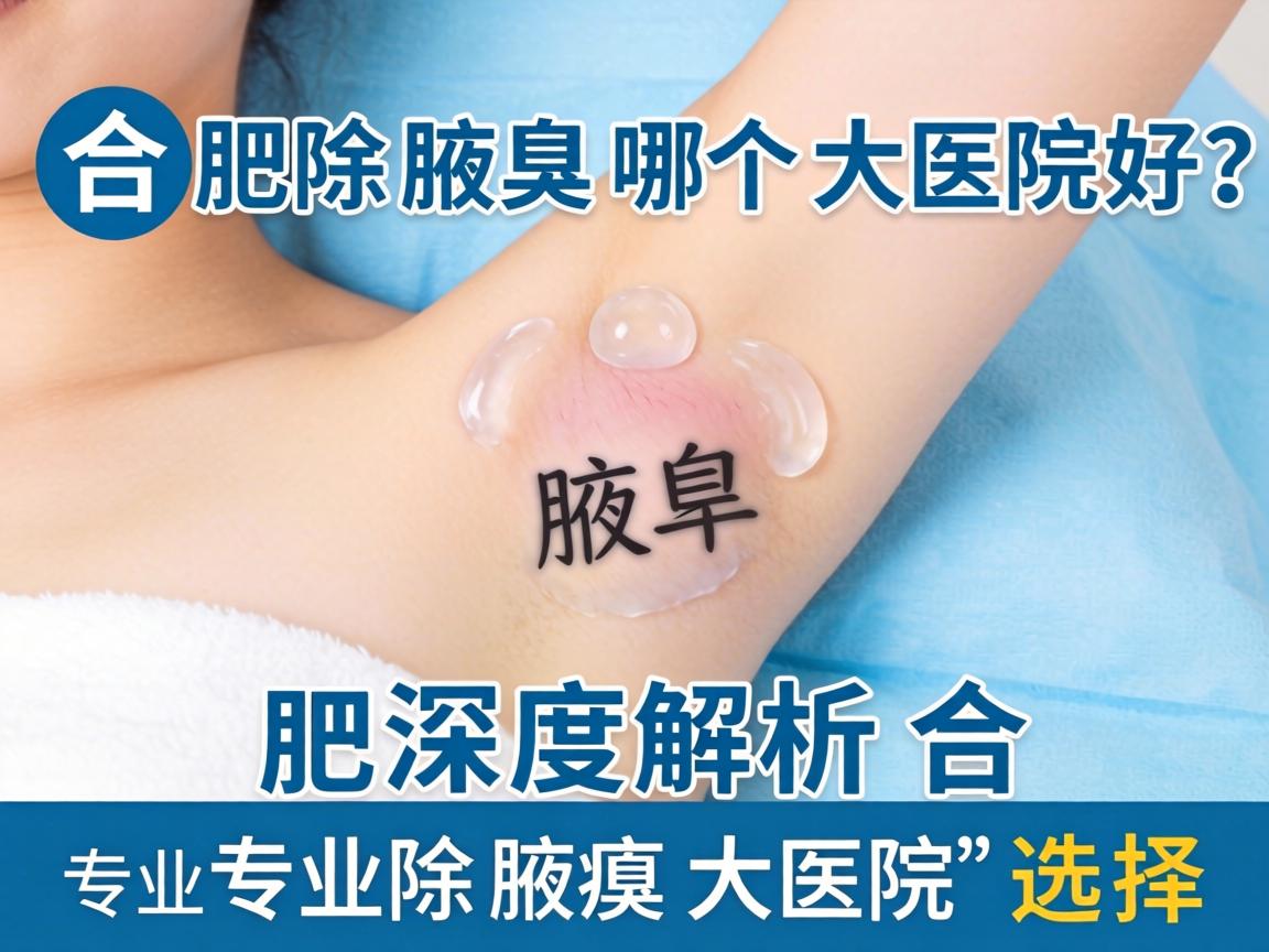 合肥除腋臭哪个大医院好?深度解析合肥专业除腋臭大医院的选择 合肥除腋臭哪个大医院好?深度解析合肥专业除腋臭大医院的选择