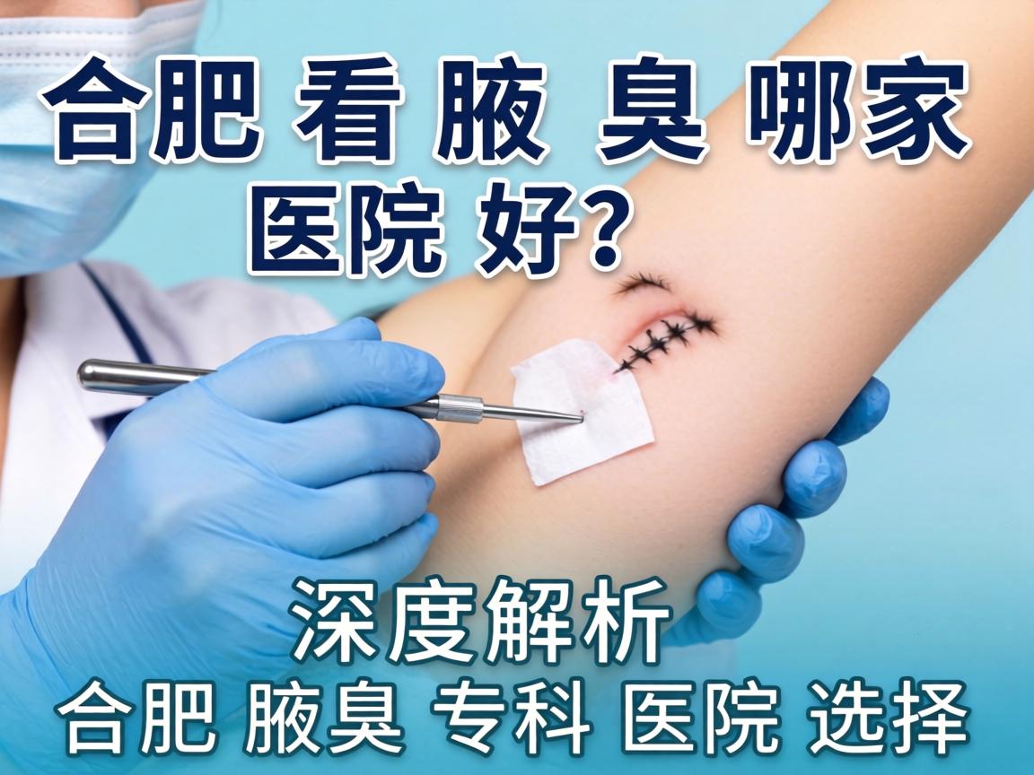合肥看腋臭哪家医院好？深度解析合肥腋臭专科医院选择