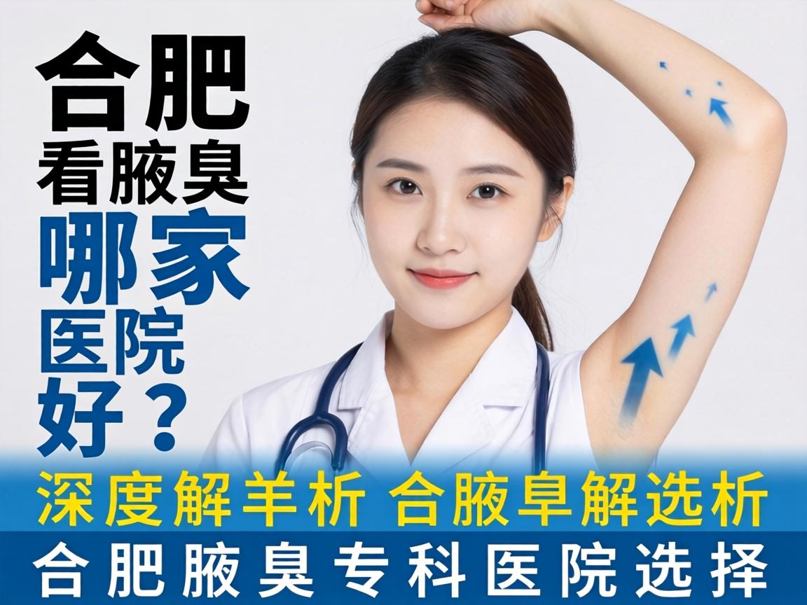 合肥看腋臭哪家医院好？深度解析合肥腋臭专科医院选择
