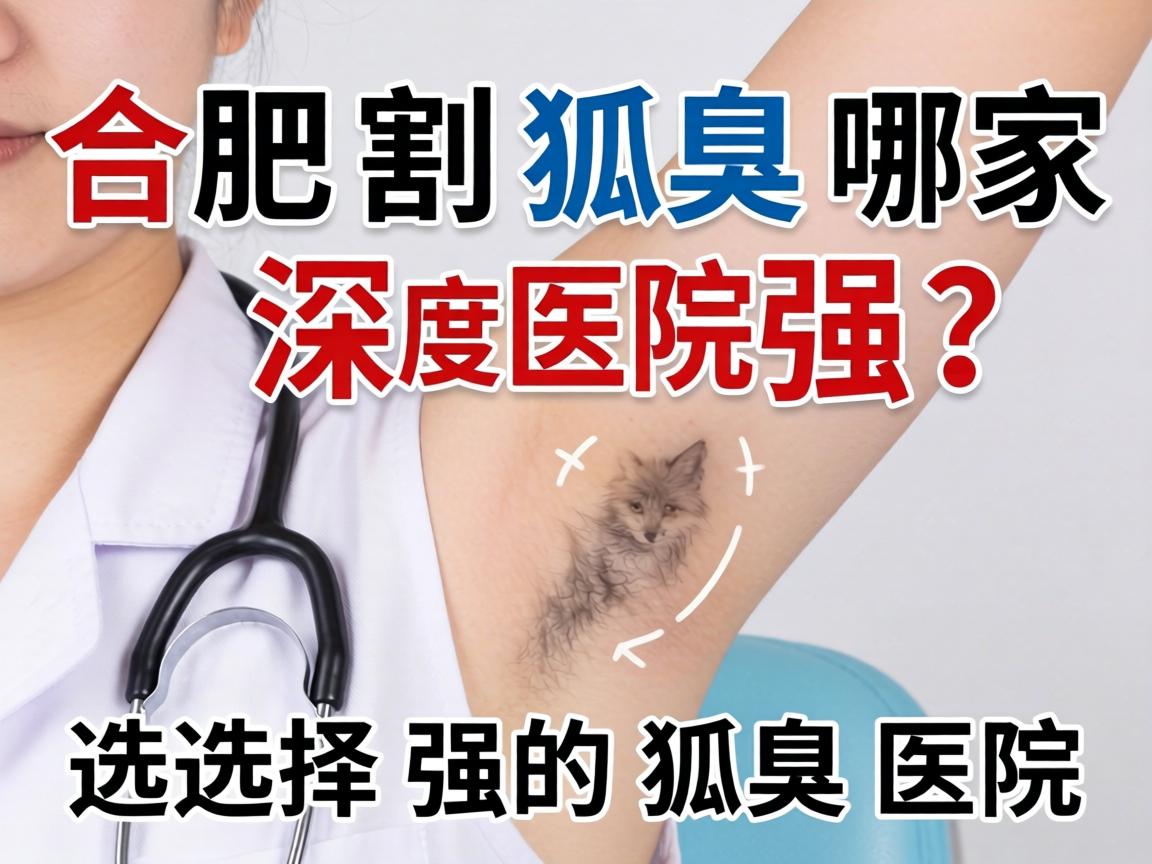 合肥割狐臭哪家医院强？深度解析如何选择强的狐臭医院