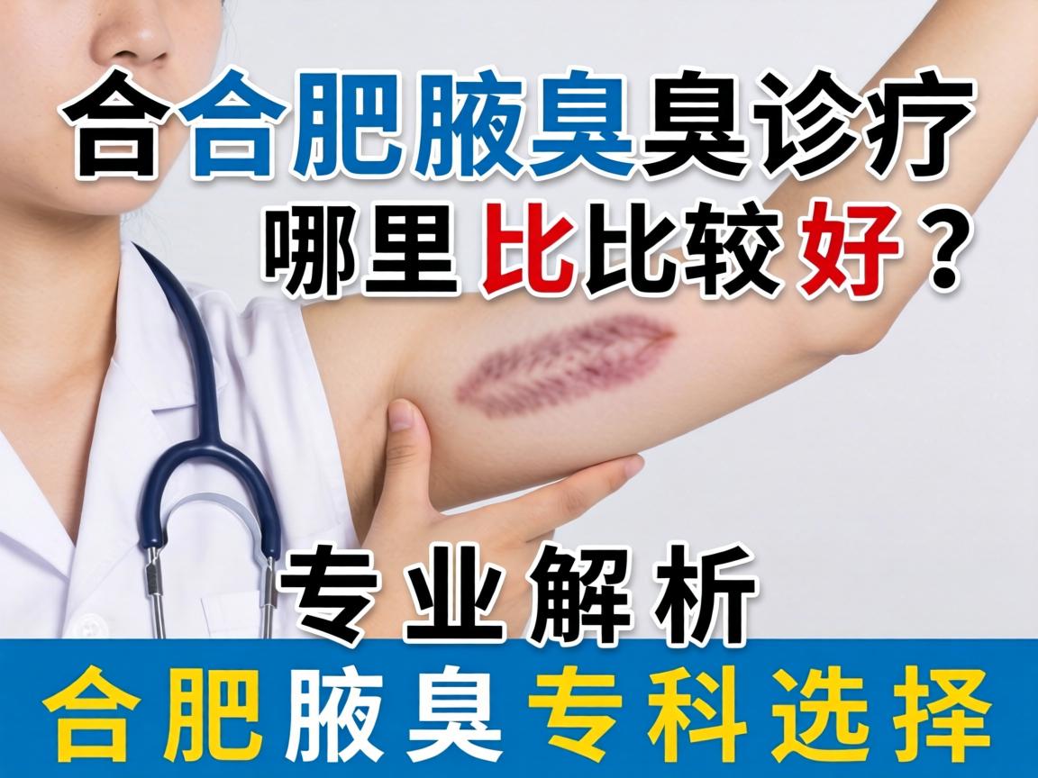 合肥腋臭诊疗哪里比较好？专业解析合肥腋臭专科选择