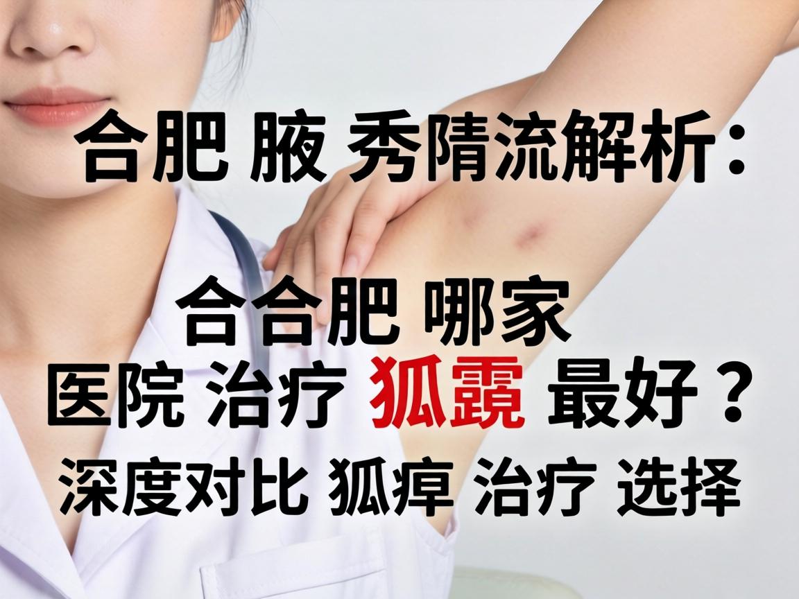 合肥腋秀解析，合肥哪家医院治疗狐臭最好？深度对比狐臭治疗选择