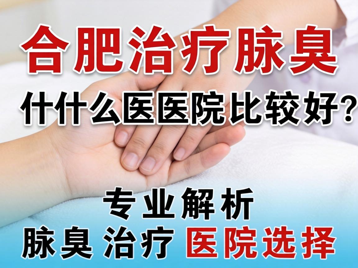 合肥治疗腋臭什么医院比较好？专业解析腋臭治疗医院选择