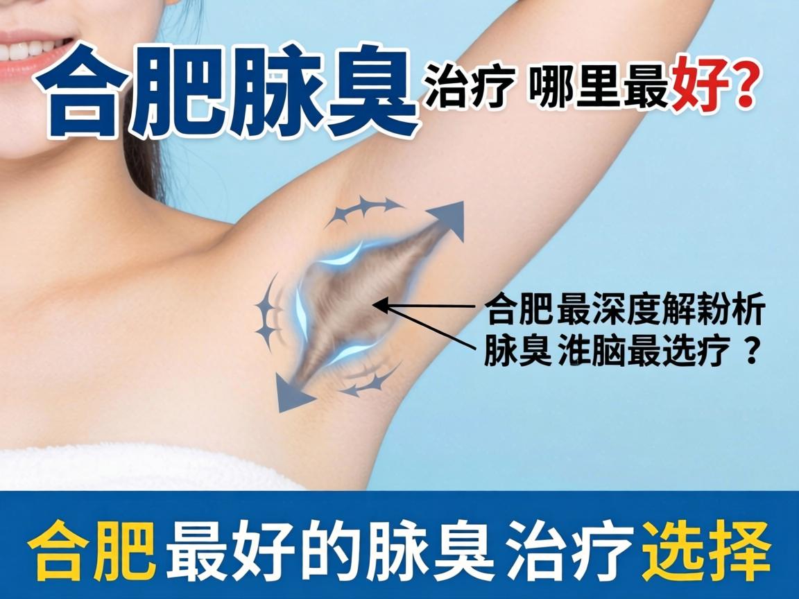 合肥腋臭治疗哪里最好？深度解析合肥最好的腋臭治疗选择