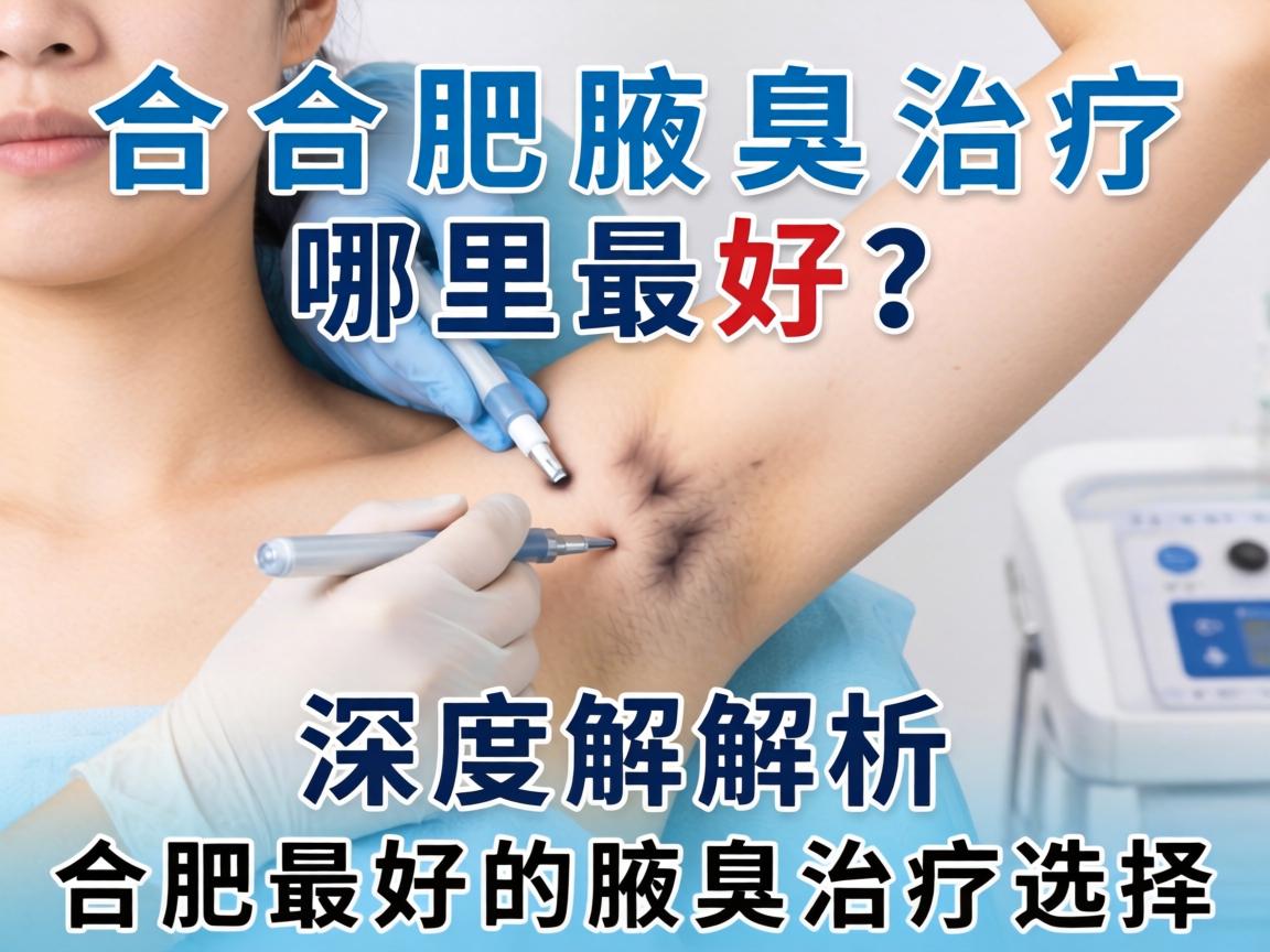 合肥腋臭治疗哪里最好？深度解析合肥最好的腋臭治疗选择