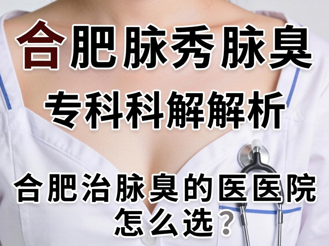 合肥腋秀腋臭专科解析，合肥治腋臭好的医院怎么选？