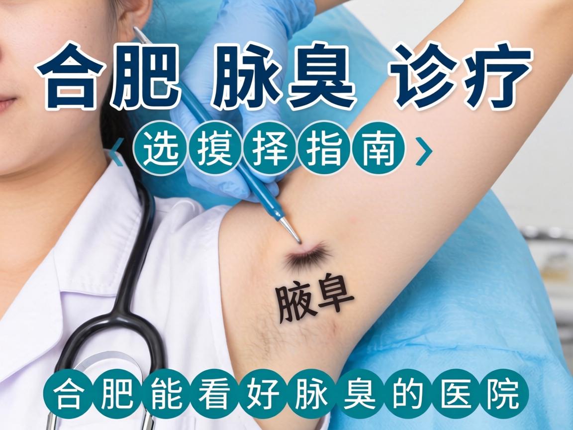 合肥腋臭诊疗选择指南，详解合肥能看好腋臭的医院