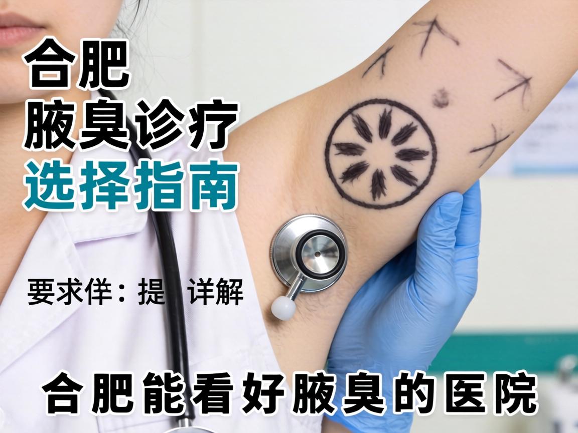 合肥腋臭诊疗选择指南，详解合肥能看好腋臭的医院