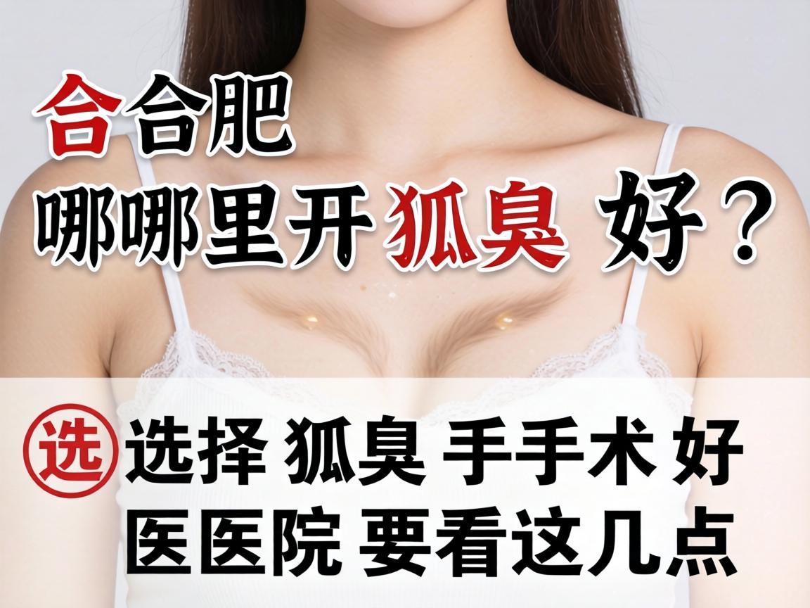 合肥哪里开狐臭好?选择狐臭手术好的医院要看这几点 合肥哪里开狐臭好?选择狐臭手术好的医院要看这几点