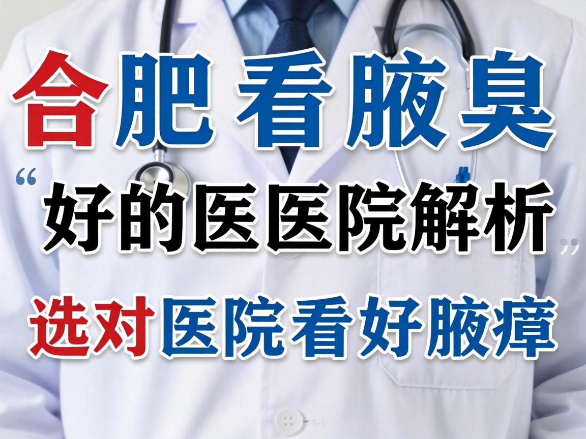 合肥看腋臭好的医院解析，选对医院看好腋臭