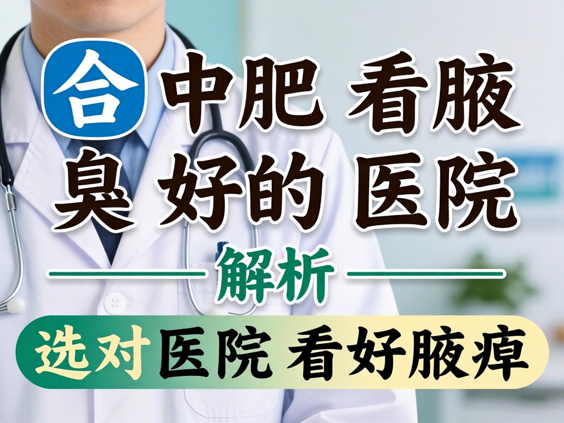 合肥看腋臭好的医院解析，选对医院看好腋臭