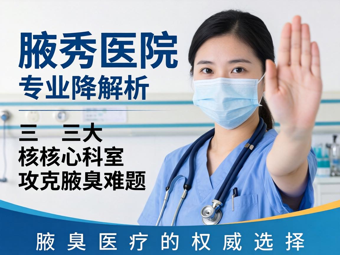 腋秀医院专业解析，三大核心科室攻克腋臭难题，腋臭医疗的权威选择