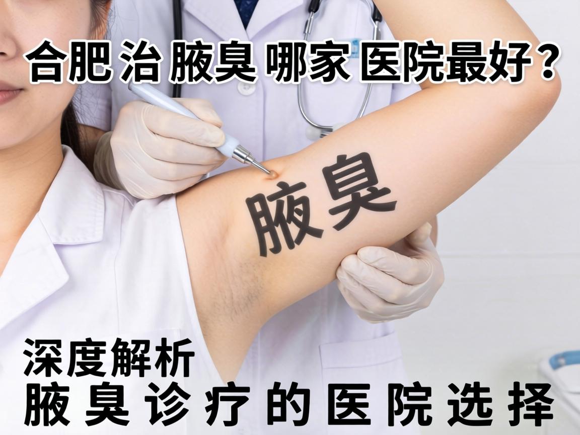 合肥治腋臭哪家医院最好？深度解析腋臭诊疗的医院选择