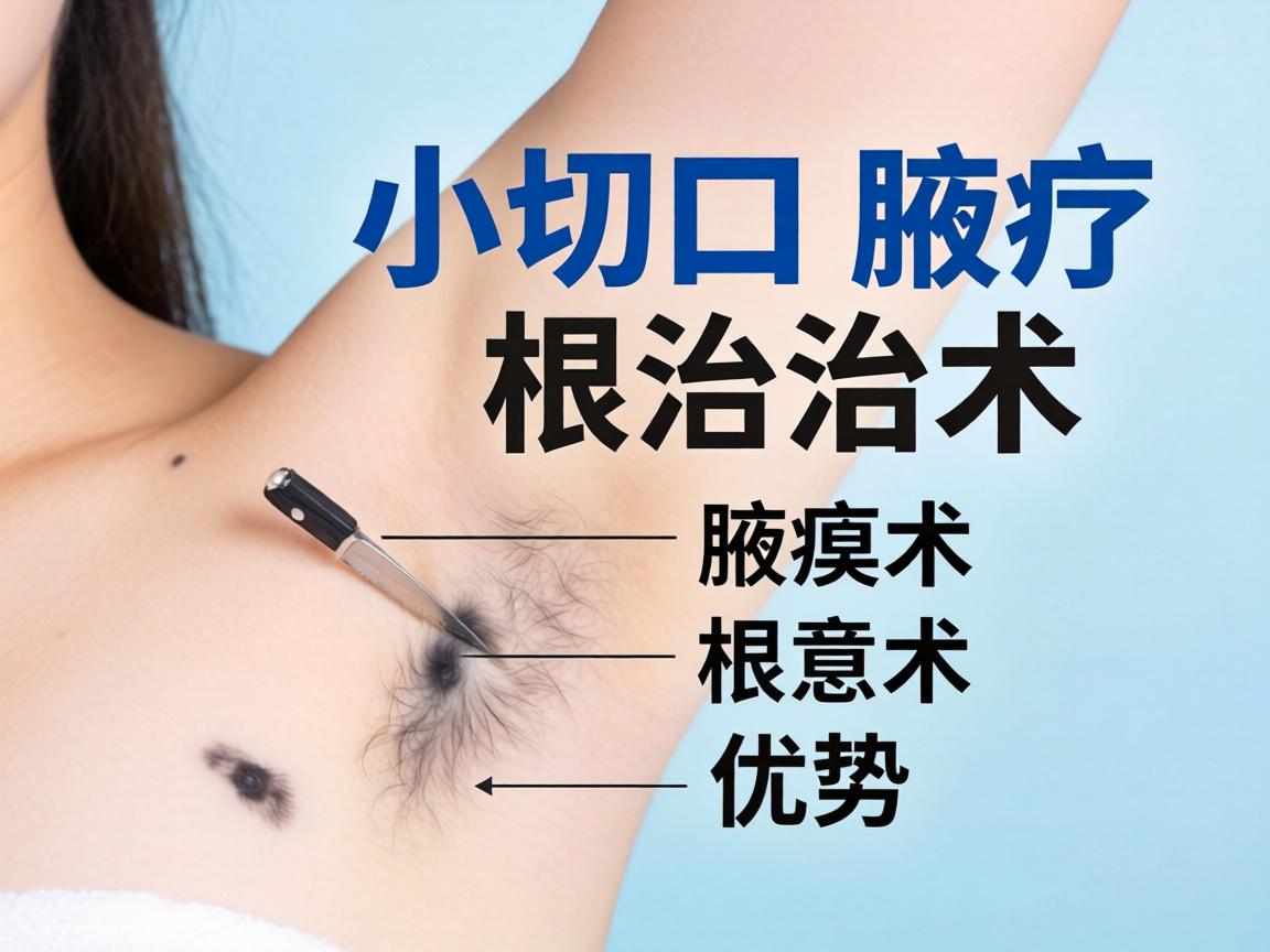 小切口治疗腋臭，详解小切口腋臭根治术的优势