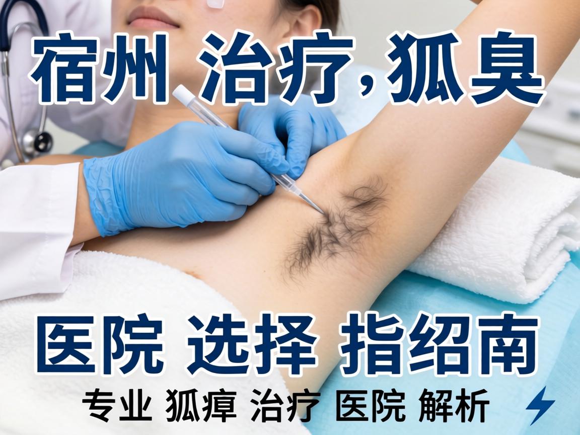 宿州治疗狐臭医院选择指南，专业狐臭治疗医院解析