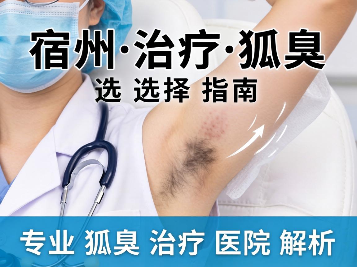 宿州治疗狐臭医院选择指南，专业狐臭治疗医院解析