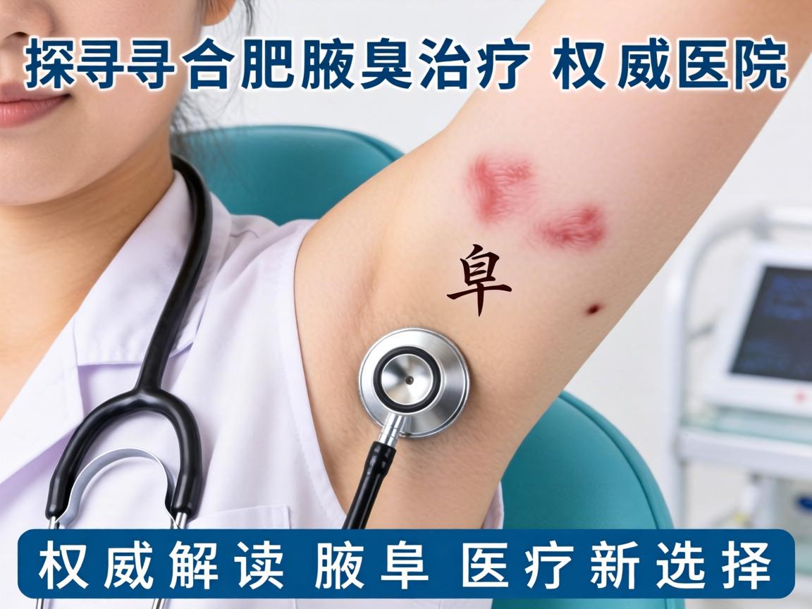 探寻合肥腋臭治疗权威医院，权威解读腋臭医疗新选择