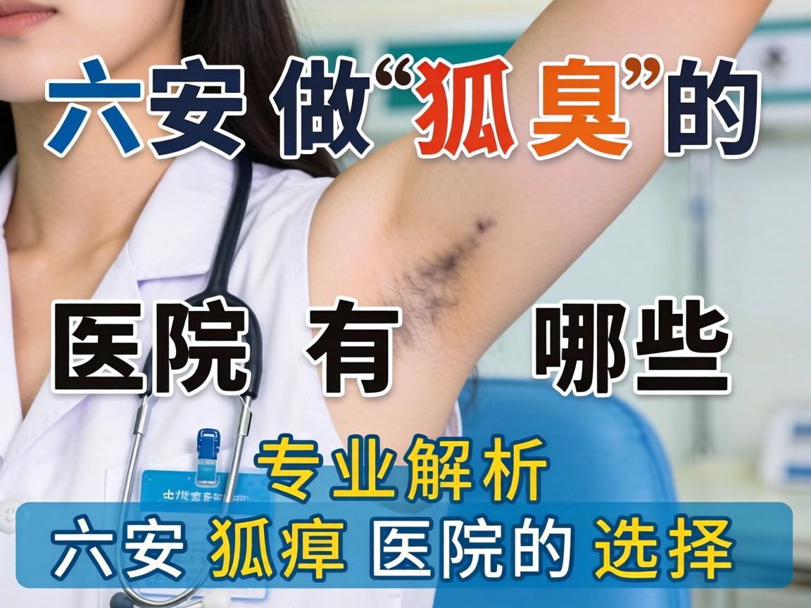 六安做狐臭的医院有哪些？专业解析六安狐臭医院的选择