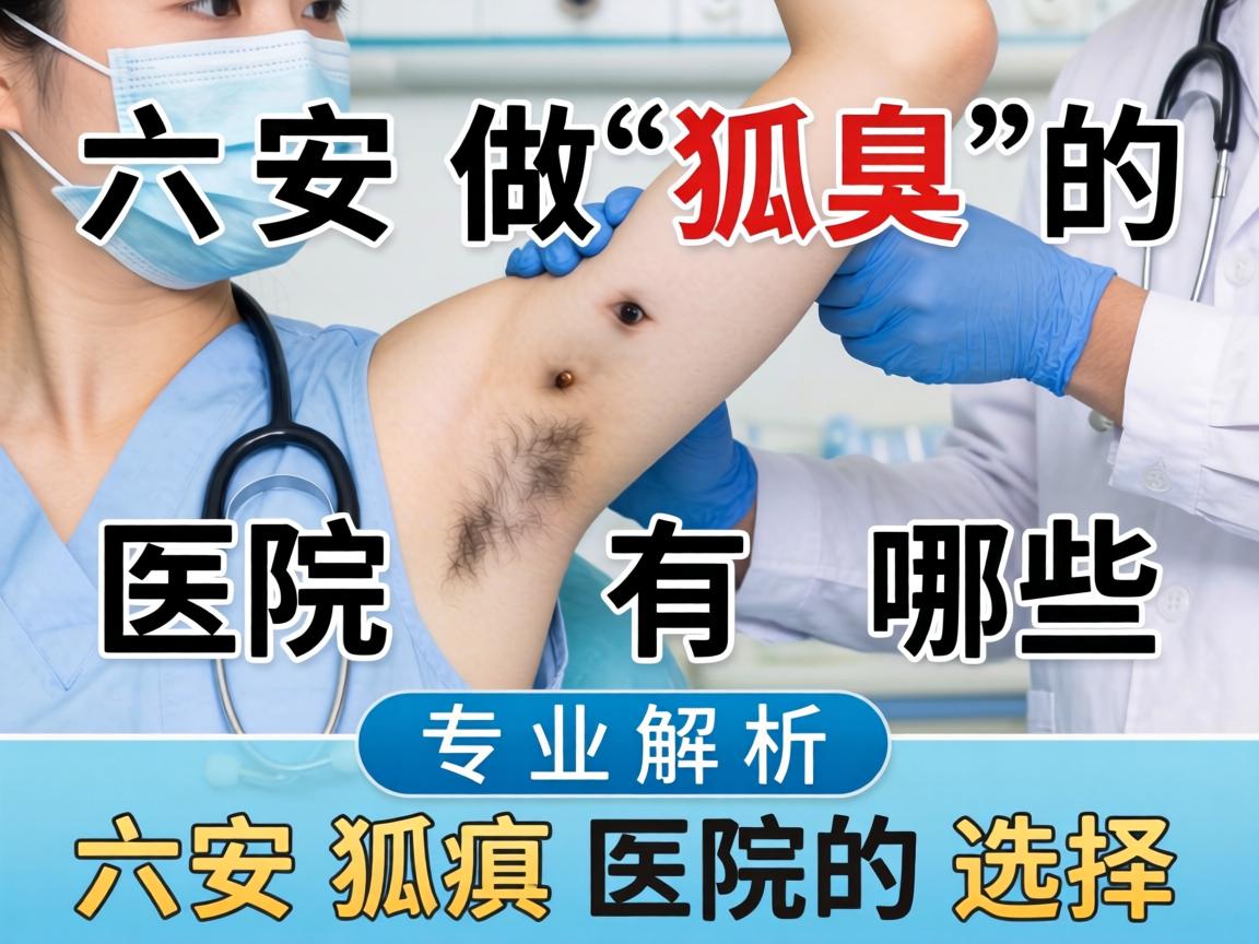 六安做狐臭的医院有哪些？专业解析六安狐臭医院的选择
