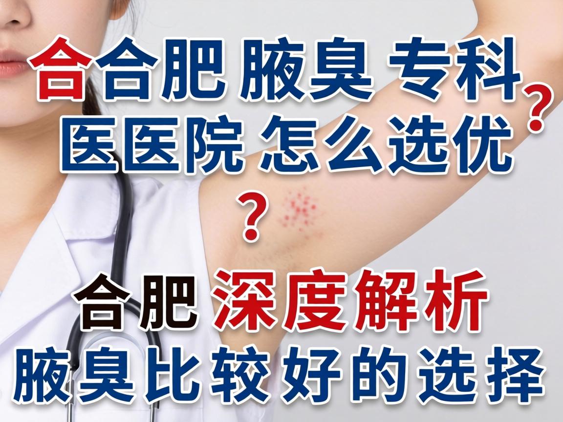 合肥腋臭专科医院怎么选?深度解析合肥腋臭科比较好的选择 合肥腋臭专科医院怎么选?深度解析合肥腋臭科比较好的选择