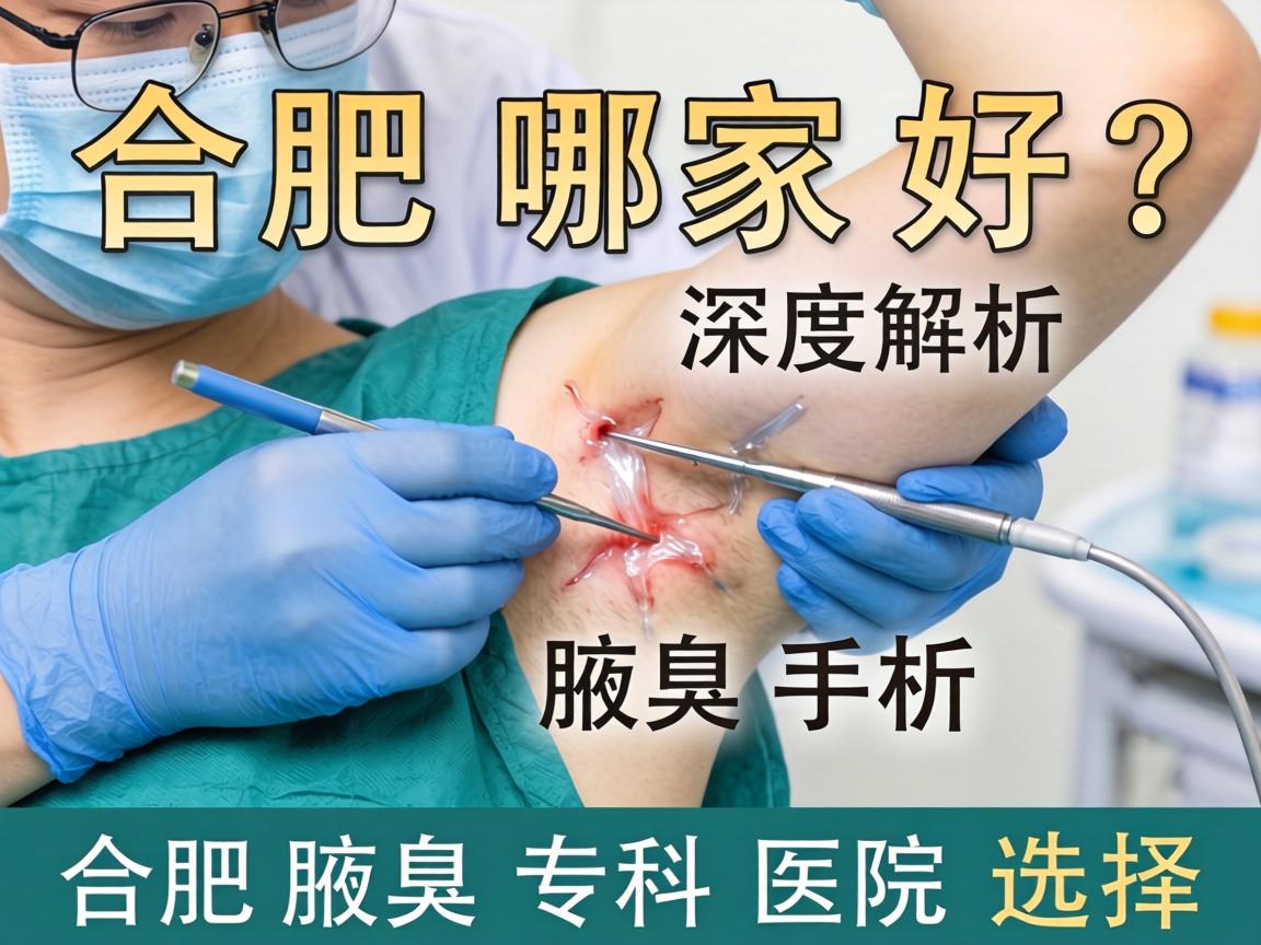合肥腋臭手术哪家好？深度解析合肥腋臭专科医院选择