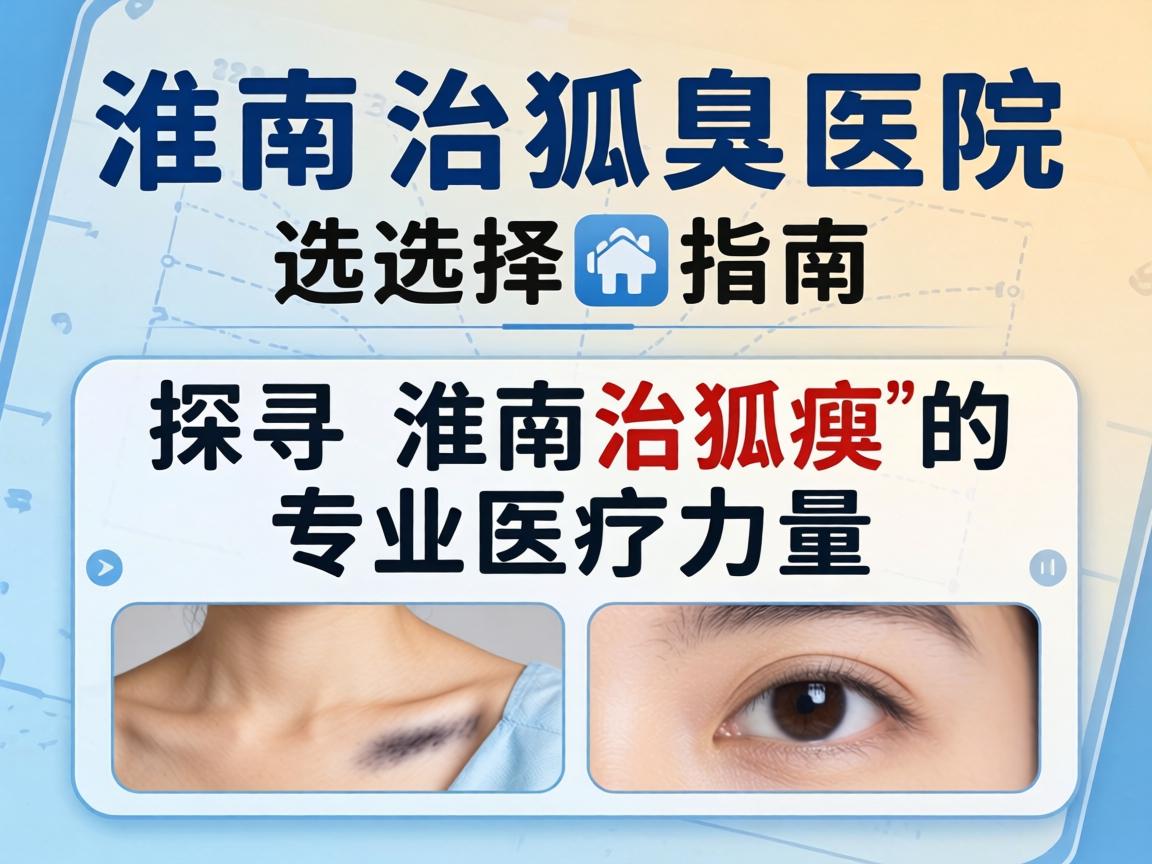 淮南治狐臭医院选择指南，探寻淮南治狐臭的专业医疗力量