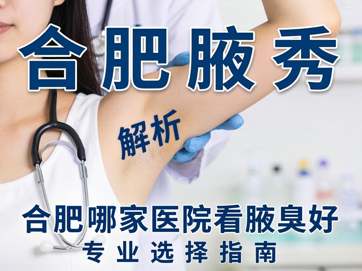 合肥腋秀解析，合肥哪家医院看腋臭好，专业选择指南