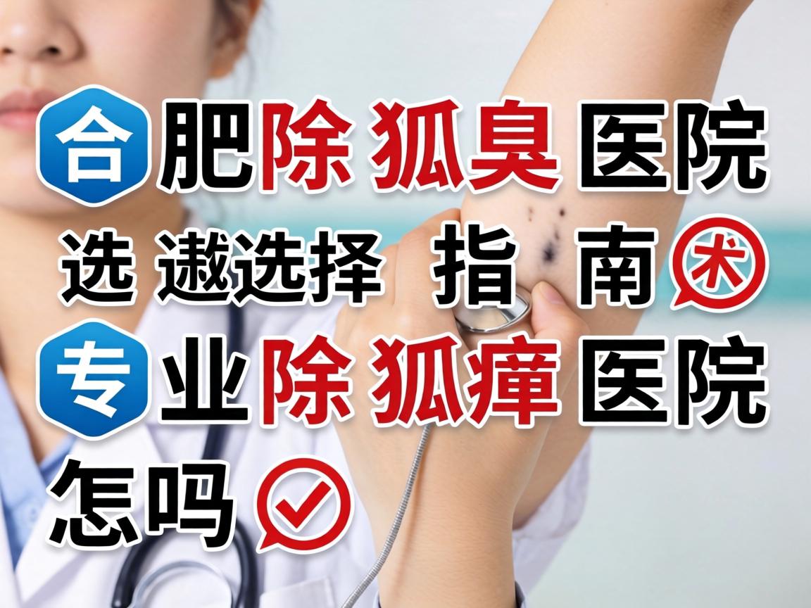 合肥除狐臭医院选择指南,专业除狐臭医院怎么选 合肥除狐臭医院选择指南,专业除狐臭医院怎么选