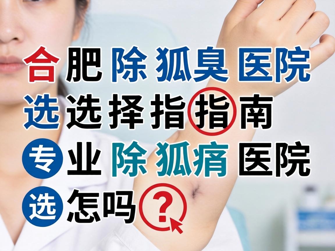 合肥除狐臭医院选择指南,专业除狐臭医院怎么选 合肥除狐臭医院选择指南,专业除狐臭医院怎么选