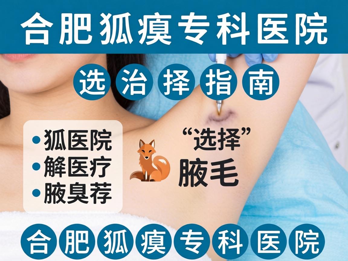 合肥治疗狐臭医院选择指南,详解合肥狐臭专科医院 合肥治疗狐臭医院选择指南,详解合肥狐臭专科医院
