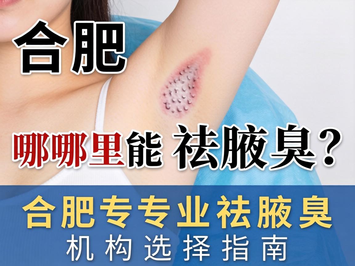 合肥哪里能祛腋臭？合肥专业祛腋臭机构选择指南
