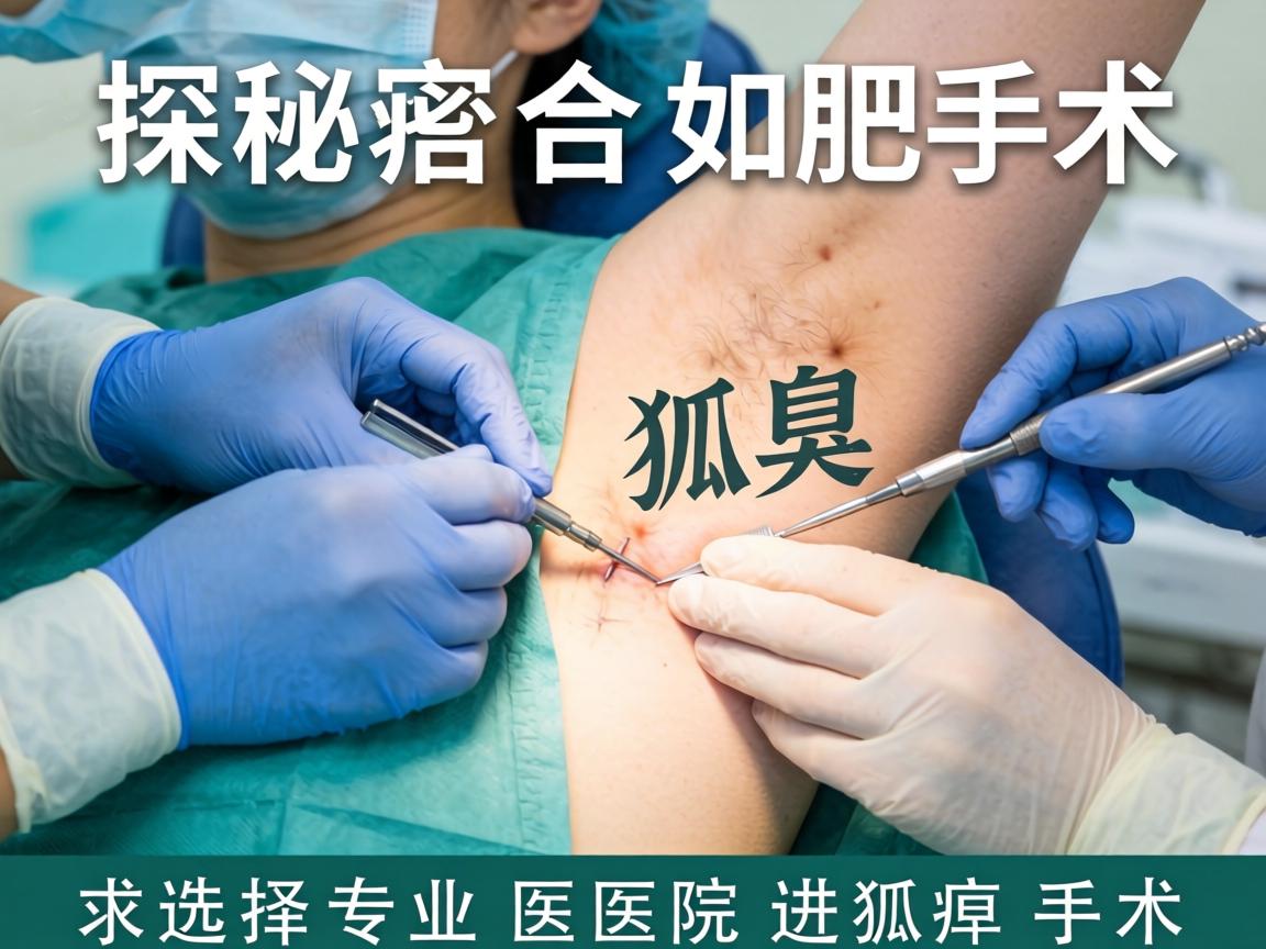 探秘合肥狐臭手术，如何选择专业医院进行狐臭手术