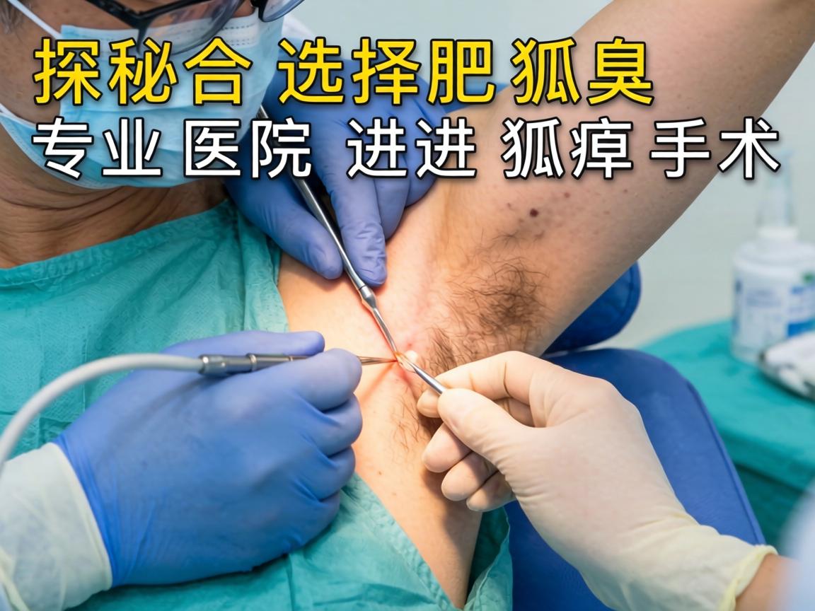 探秘合肥狐臭手术，如何选择专业医院进行狐臭手术