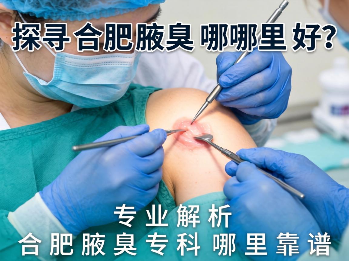 探寻合肥腋臭手术哪里好？专业解析合肥腋臭专科哪里靠谱
