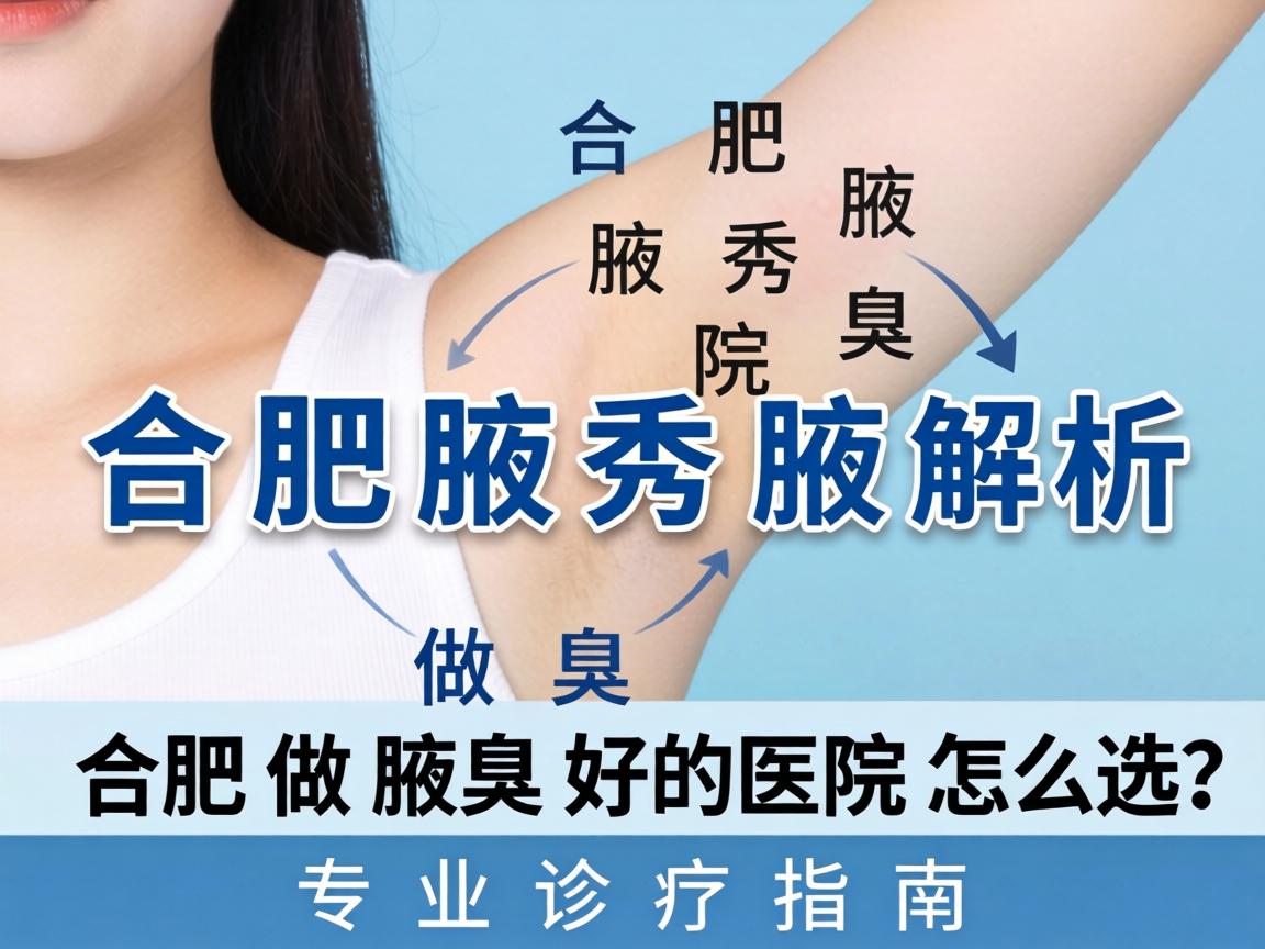 合肥腋秀解析，合肥做腋臭好的医院怎么选？专业诊疗指南