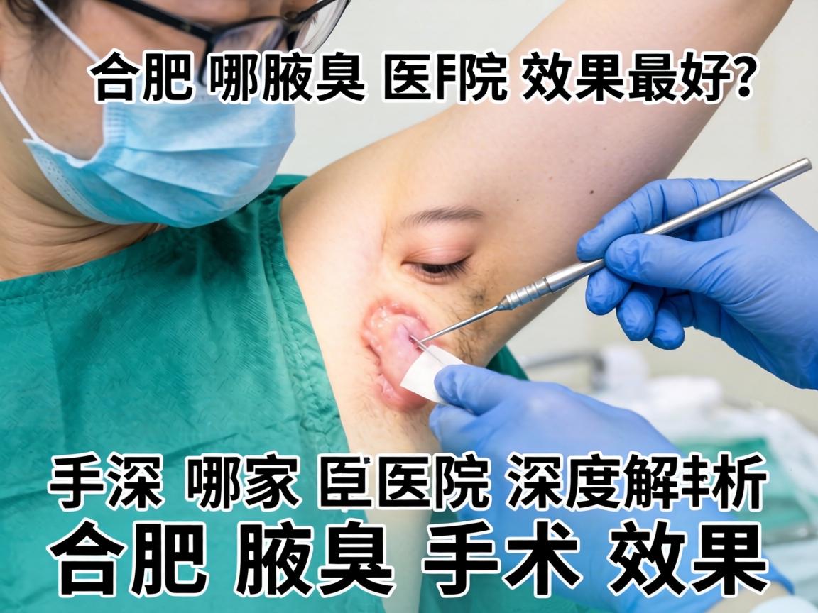 合肥腋臭手术哪家医院效果最好？深度解析合肥腋臭手术效果