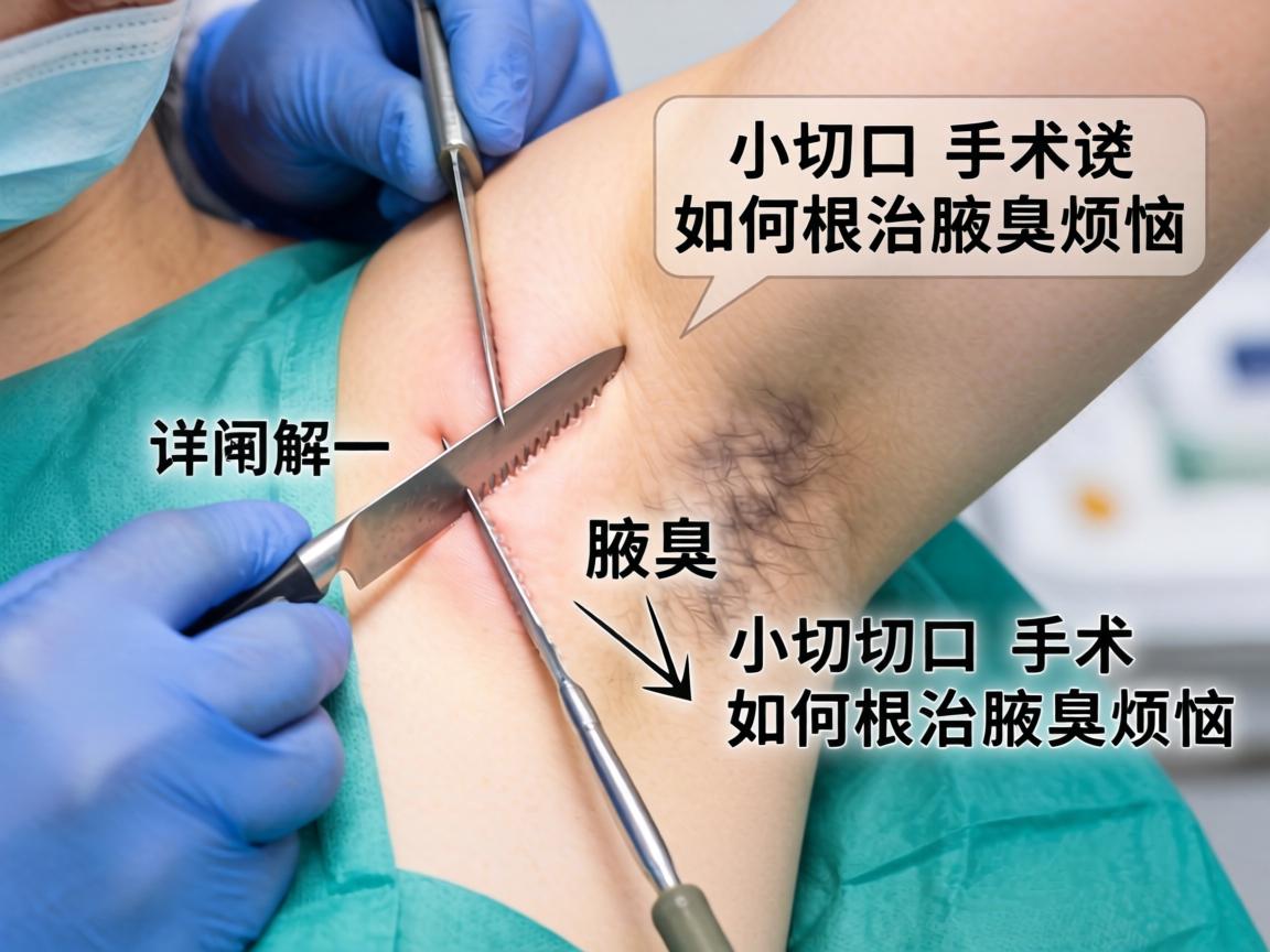 小切口腋臭手术详解,小切口手术如何根治腋臭烦恼 小切口腋臭手术详解,小切口手术如何根治腋臭烦恼