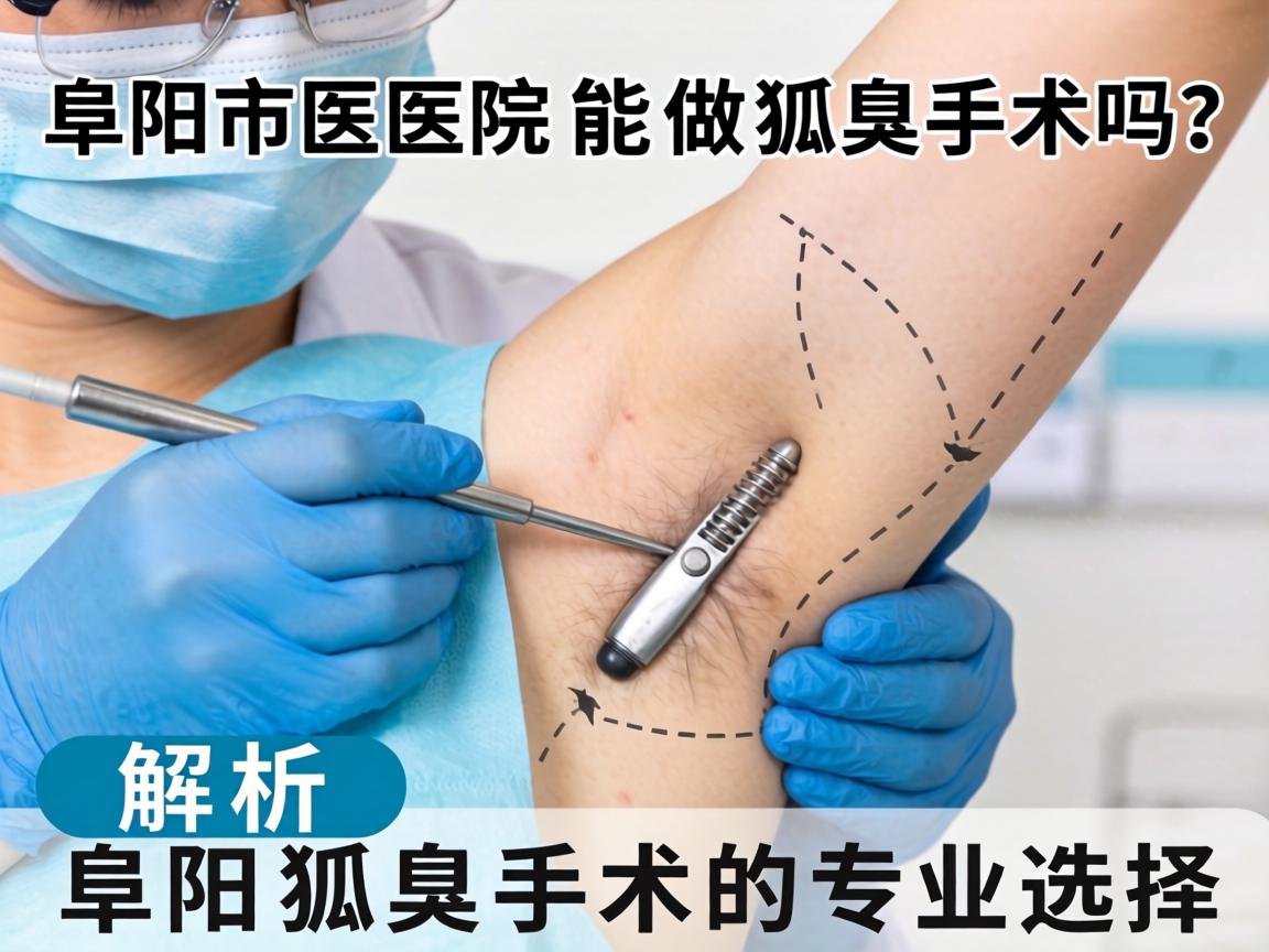 阜阳市医院能做狐臭手术吗？解析阜阳狐臭手术的专业选择