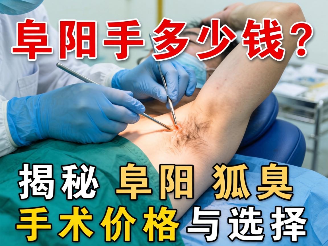 阜阳狐臭手术多少钱？揭秘阜阳狐臭手术价格与选择