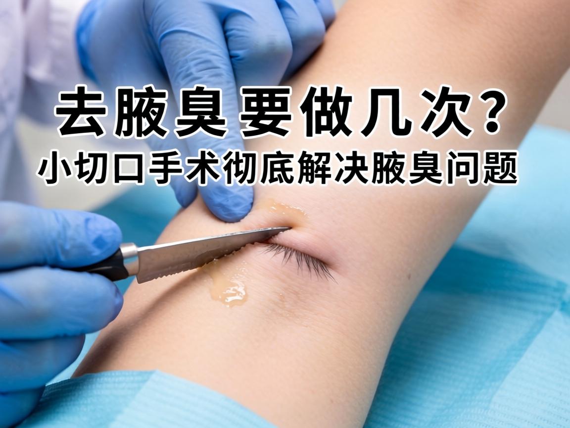 小切口去腋臭要做几次？小切口手术彻底解决腋臭问题