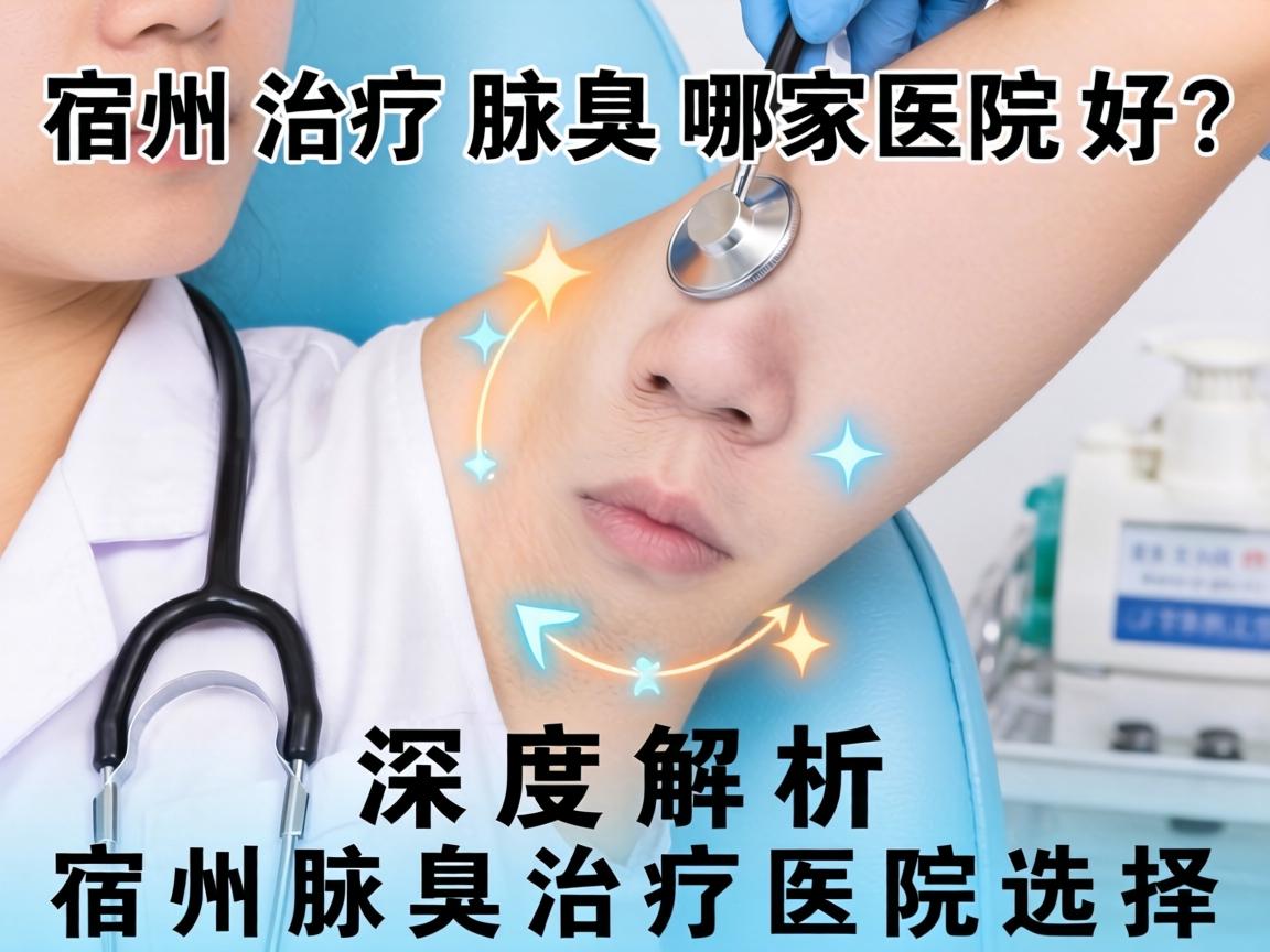宿州治疗腋臭哪家医院好？深度解析宿州腋臭治疗医院选择