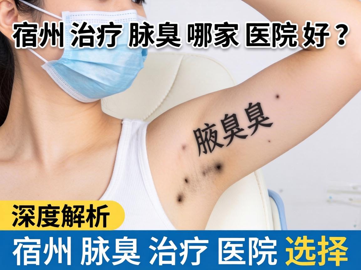 宿州治疗腋臭哪家医院好？深度解析宿州腋臭治疗医院选择