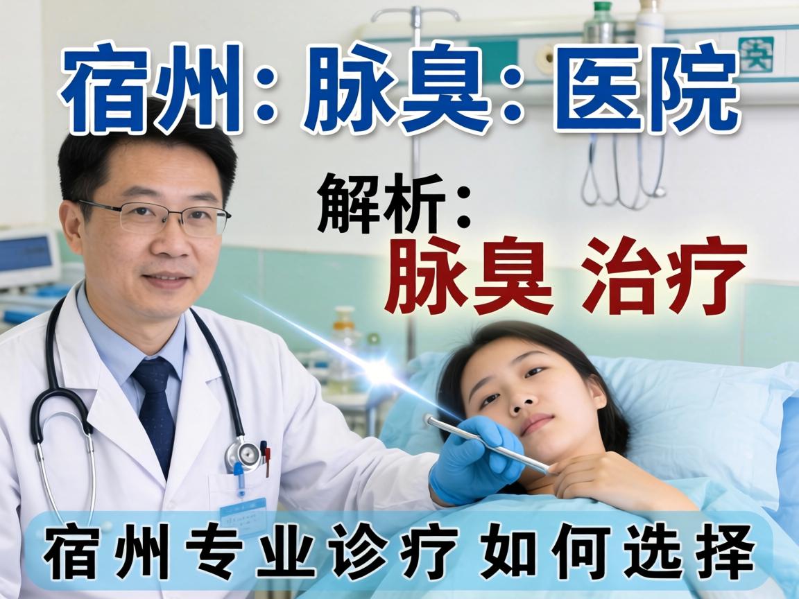 宿州腋臭医院解析腋臭治疗，宿州专业诊疗如何选择