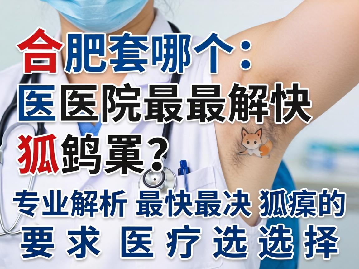 合肥哪个医院最快解决狐臭？专业解析最快解决狐臭的医疗选择