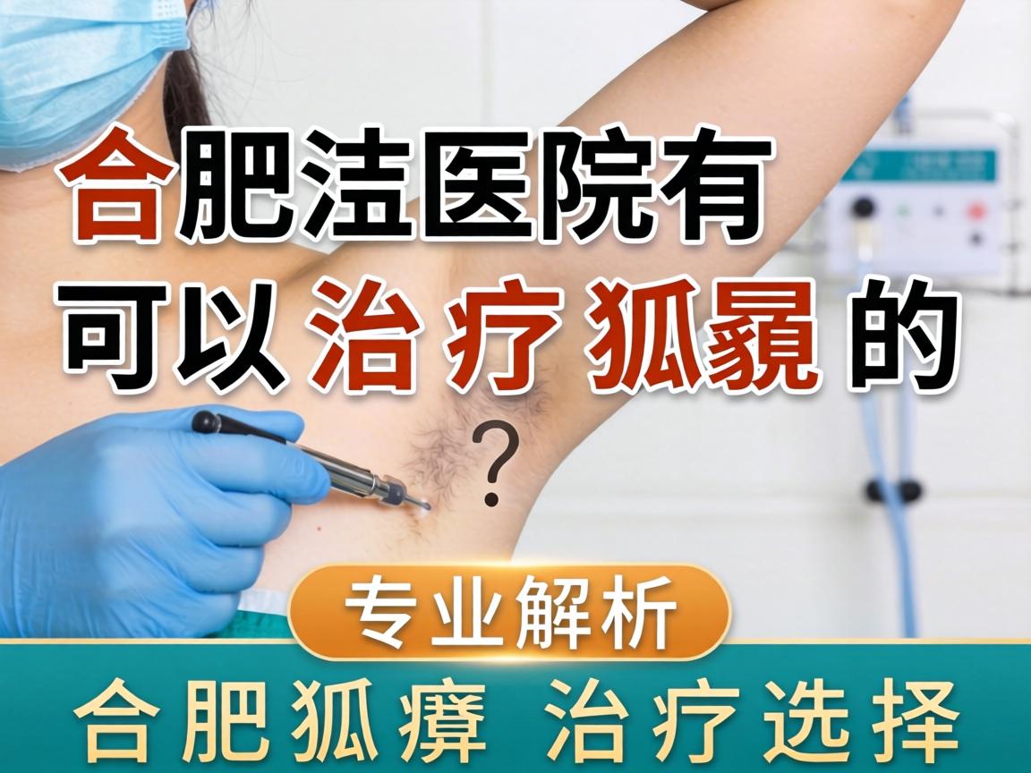 合肥医院有可以治疗狐臭的吗？专业解析合肥狐臭治疗选择
